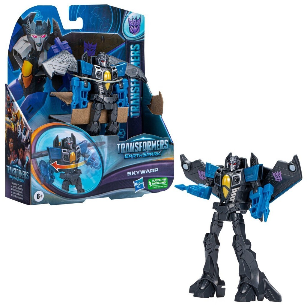 Hasbro Transformers Earthspark Warrior Class Skywarp ใหม่ปิดผนึก