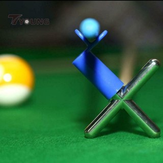 [ 2 lot Bridge Head Snooker Pool Cue Rest Rack Riser Enhance…