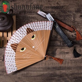 Unuf พัดลมพับสไตล์จีนคุณภาพฤดูร้อนของขวัญไม้ไผ่ไม้ทําด้วยมือ…
