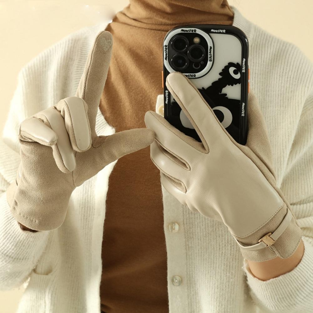 ฟอง ถุงมือฤดูหนาว,ถุงมือหน้าจอสัมผัสกันน้ําที่อบอุ่น, 2024 เต็มนิ้วหน้าจอสัมผัสถุงมือเล่นสกีผู้หญิงผู้ชาย - รูปที่ 2