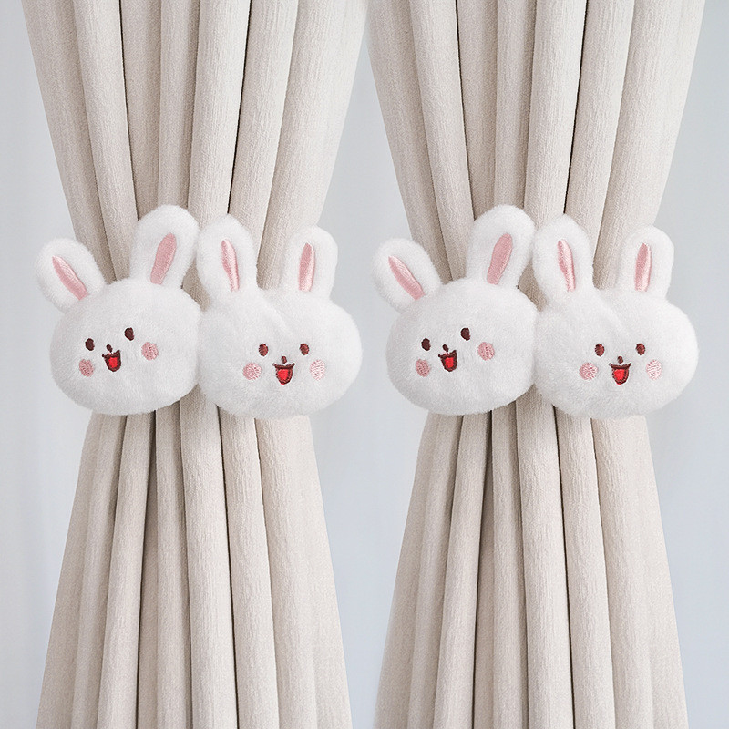 สายรัดผ้าม่านลายการ์ตูน (2 ชิ้น) สายรัดผูกตุ๊กตางอได้ ตกแต่งน่ารัก สําหรับเด็ก - รูปที่ 4