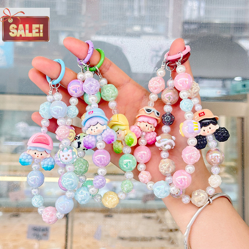 Bl Molinta ลูกปัดโทรศัพท์มือถือ Charm พวงกุญแจสาวผู้หญิงโทรศัพท์มือถือแฟชั่นจี้ Key สายคล้องคอเชือก A
