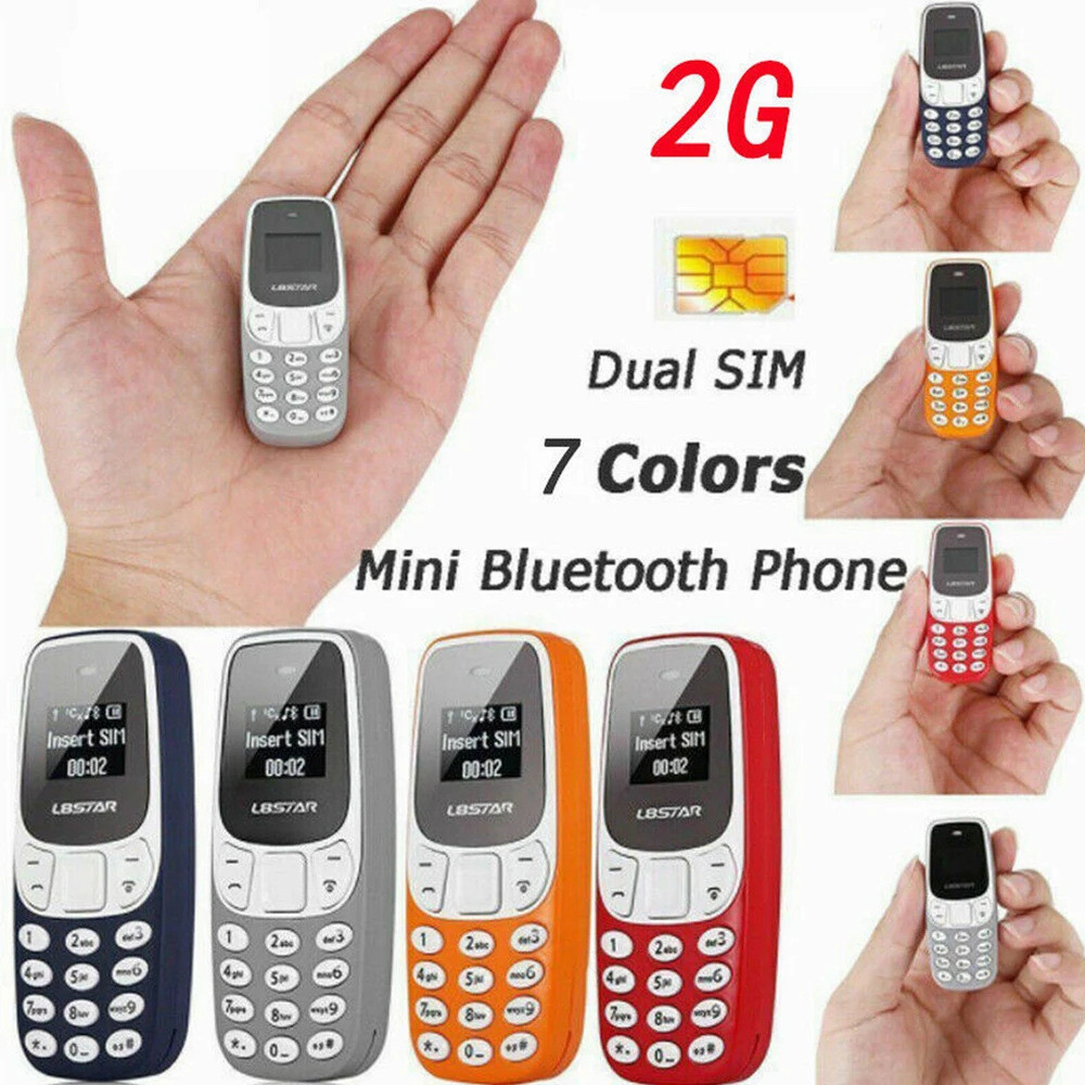 มือถือจิ๋วโทรศัพท์จิ๋วใส่ได้ 2 ซิม mini phone dual sim รุ่น BM10 3310 รองรับหลายภาษา