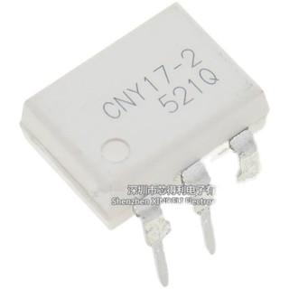 Cny17f-2 CNY17F-1 CNY17F-2 CNY17F-3 CNY17F-4 สีขาวตรงปลั๊ก DIP6 Optocoupler Photocoupler ยี่ห้อใหม่พร้อมสต็อก