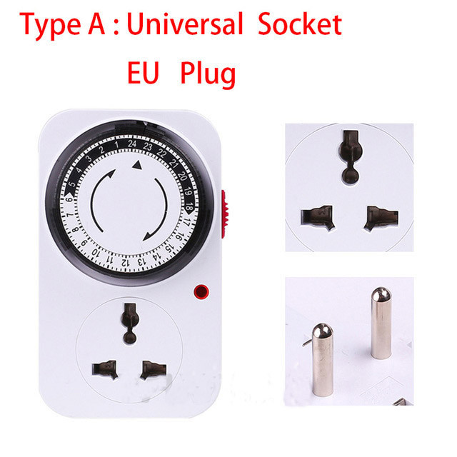 24 Hours Timer อนาล็อค ปลั๊กตั้งเวลาเปิด-ปิด อุปกรณ์ไฟฟ้า อัตโนมัติ 24ชั่วโมง รุ่น GMT04-VN ใช้ตั้งเวลาเปิด-ปิดไฟ - รูปที่ 7