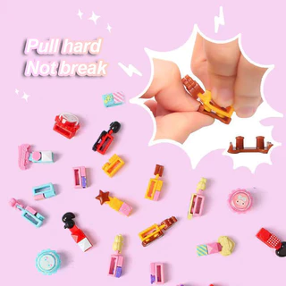 GeeToy ชุดสร้อยข้อมือลูกปัด DIY 4 ชิ้นลูกปัดและสร้อยข้อมือแฮนด์เมดสายรัดข้อมือแบบปรับได้ของเล่นหัตถกรรมสำหรับเด็ก
