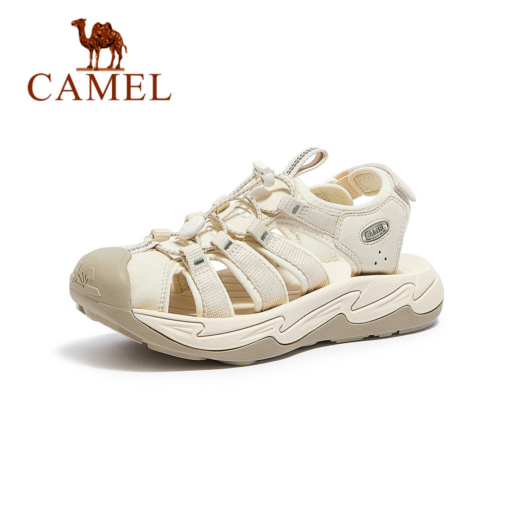 อูฐกีฬาฤดูร้อนแสงเบาะระบายอากาศแพลตฟอร์มรองเท้าแตะเมืองรองเท้าชายหาดกลางแจ้งสําหรับผู้ชายและผู้หญิงคู่