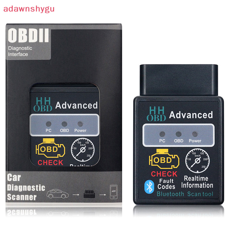 Adagu HH OBD V2.1 Epistar ยานยนต์ตรวจจับความผิดพลาด ELM327 OBD2 เครื่องมือวินิจฉัยรถยนต์เครื่องมือสแกนไร้สายสําหรับหลากหลายรุ่นรถ TH