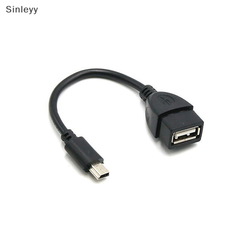 NLE USB Male to USB Female Car OTG Cable Adapter สําหรับกล้องวิดีโอ N