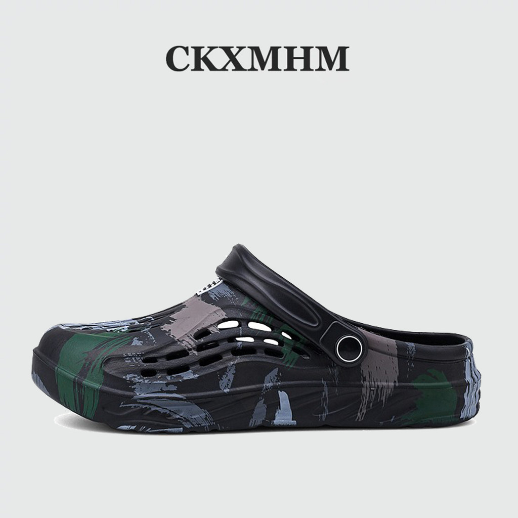 CKXMHM 39-49 รองเท้าแตะผู้ชาย ดีไซน์เรียบง่าย บางเบาแต่ทนทาน ผลิตจากวัสดุ EVA รองเท้าแตะไซส์ใหญ่