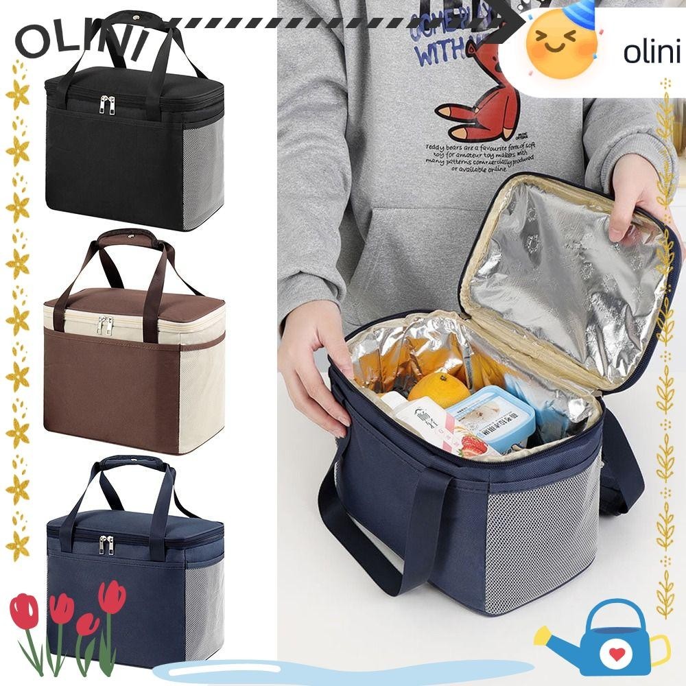 โอลินี กระเป๋าใส่ข้าวกลางวันหุ้มฉนวนความร้อนปิกนิกผู้ใหญ่เด็กกล่องอาหารกลางวัน