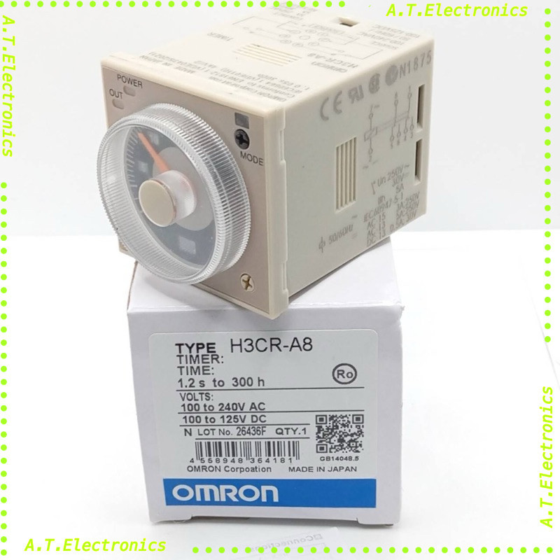 พร้อมส่ง! H3CR-A8. 100-125VDC 100-250VAC สินค้าถ่ายจากงานจริง ออกบิลเงินสดได้