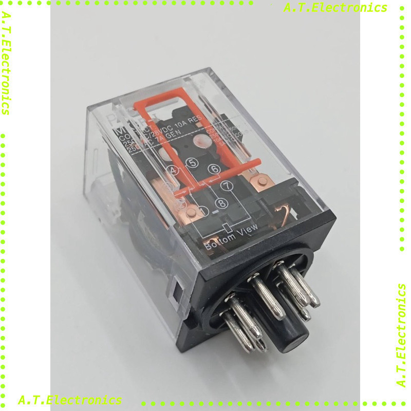 พร้อมส่ง! MK2 PNC รีเลย์ mk2p mk2 8ขา 12v 24v 220v แถมขาเสียบ สินค้าถ่ายจากงานจริง ของใหม่มือหนึ่ง บ
