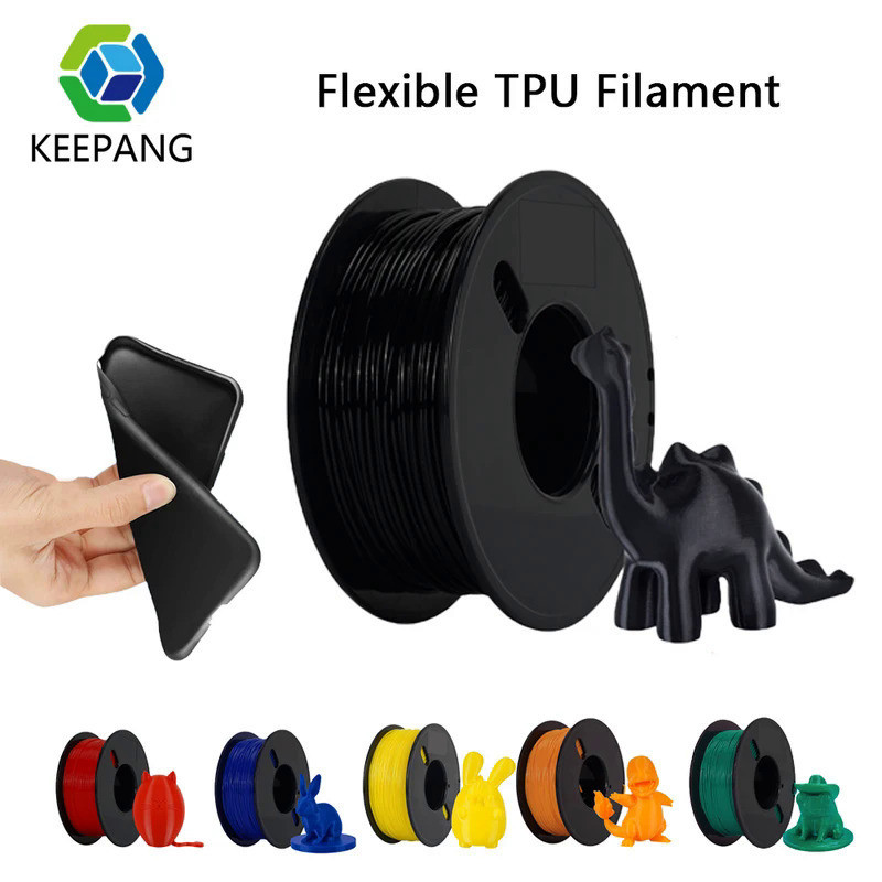 200g TPU Filament 1.75mm 3D Printer Flexible Filament  No Bubble 95A Plastic Material TPU Filament F