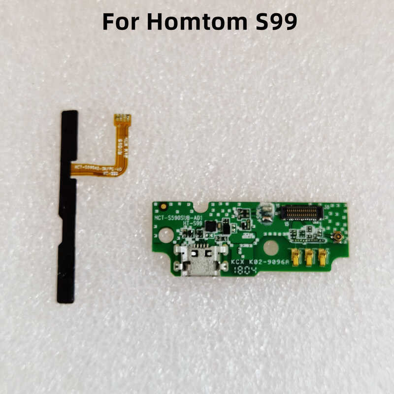 Original For HOMTOM S99 USB Plug Charge Board HOMTOM S99 USB Board Power cable