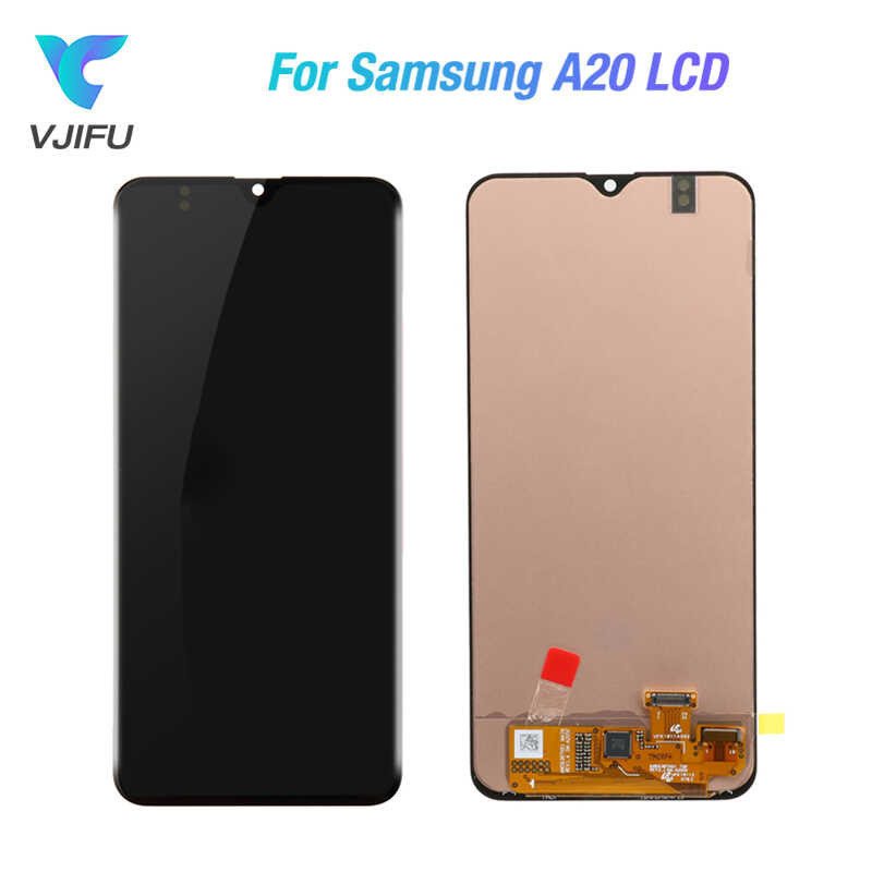 6.4" Amoled LCD Screen For Samsung Galaxy A20 A205 display A205G A205F  A205GN SM-A205FN/DS Touch