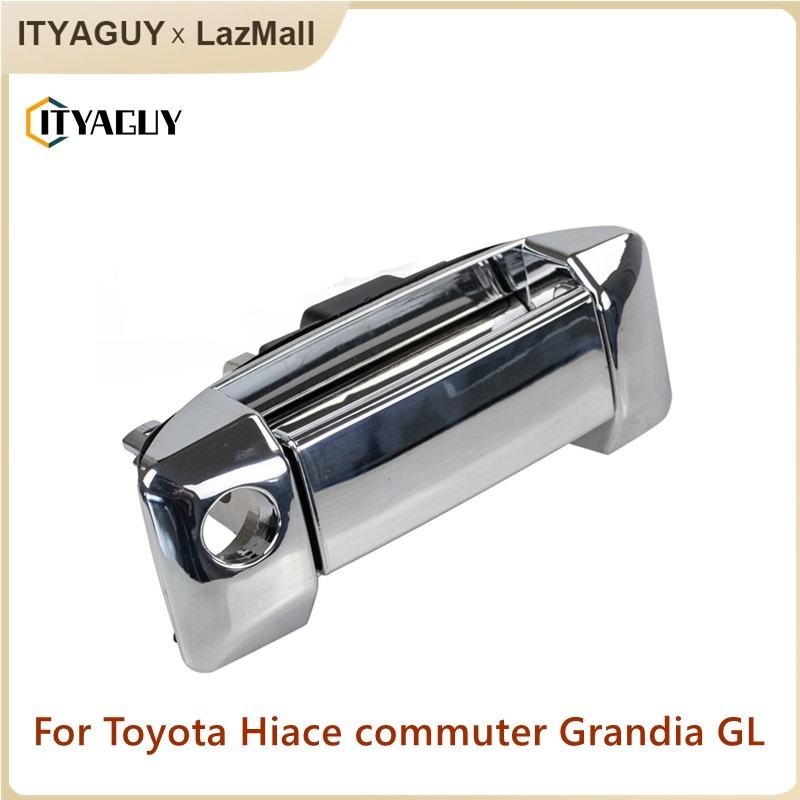 Toyota Hiace 2005-2014มือจับประตูบานเลื่อนโครเมียม มือเปิดบานเลื่อนนอก TOYOTA COMMUTER ชุบโครเมื่ยม kdh รถตู้ คอมมูเตอร์ ไฮเอซ ไอโม่ง