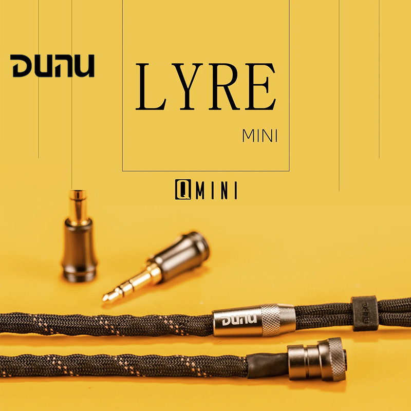 Dunu LYRE Mini สายหูฟัง Q-Lock Mini ปลั๊กเปลี่ยนได้ 240-Strand High-Purity OCC แกนลวดทองแดง MMCX / 0.78 มม.
