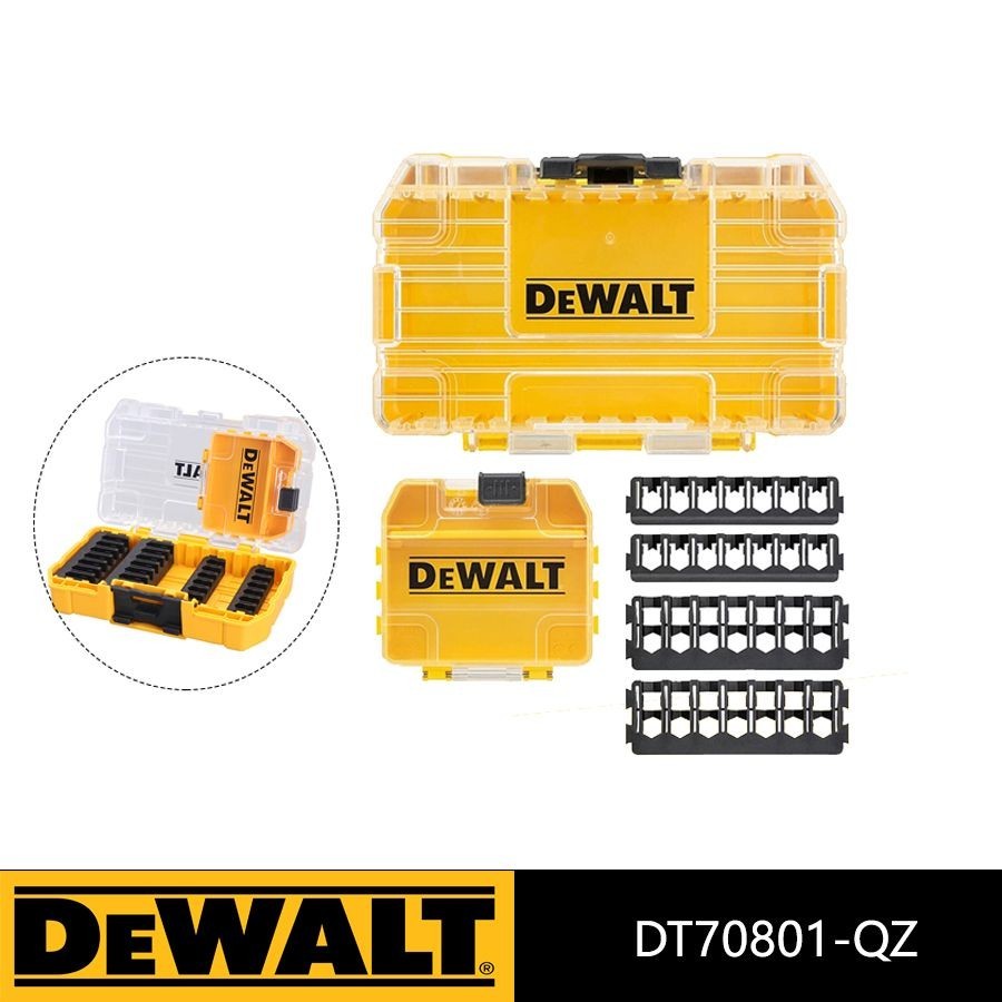 DEWALT DT70801-QZ TSTAK กล่องอะไหล่ไม่มี Dividers 15 X 9 X 4.2 См-*&*