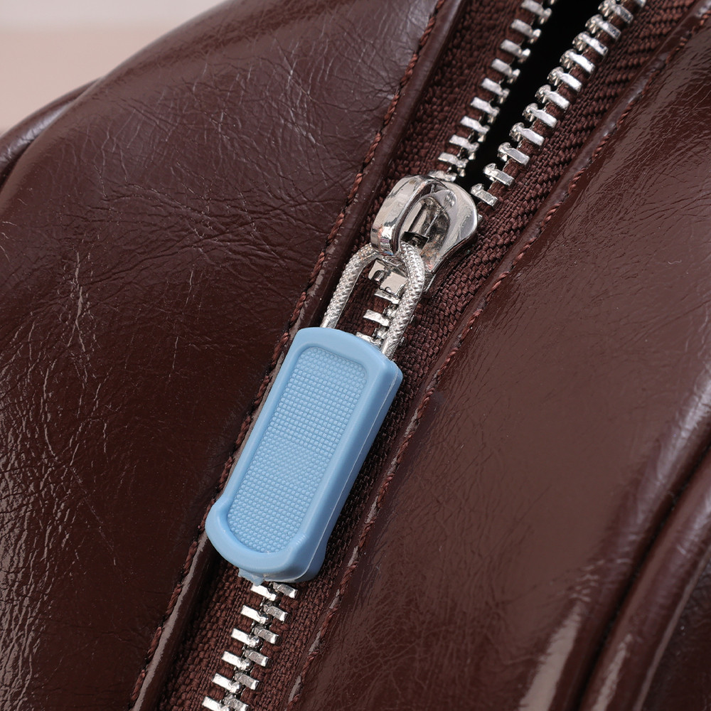 1/5ชิ้นแบบพกพาที่ถอดออกได้หัวซิป-ปฏิบัติยางซิปเปลี่ยนสําหรับกระเป๋าเป้สะพายหลังเสื้อผ้ากระเป๋า-สากลหมีหัวซิปซ่อมเครื่องมือ - รูปที่ 3