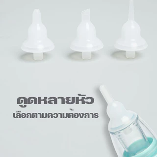 เครื่องดูดน้ำมูก เครื่องดูดน้ำมูกเด็ก อัตโนมัติ แบบใช้ไฟฟ้า 3 หัว แรงดูด 5 เกียร์