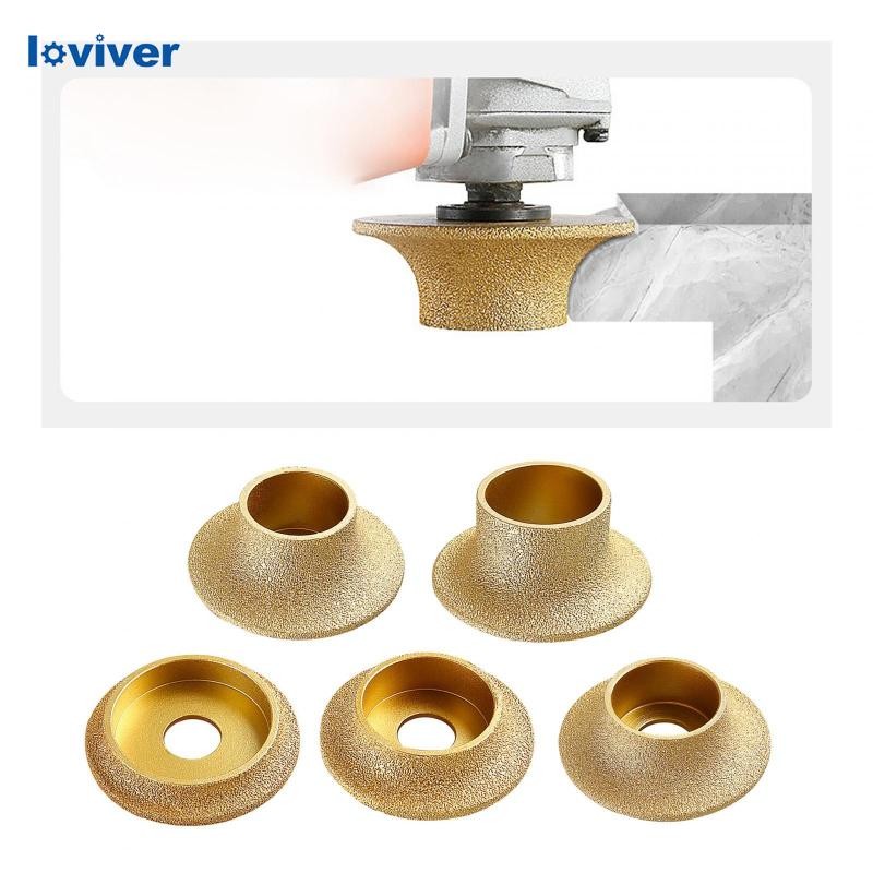[Loviver] ล้อเจียรเพชรสําหรับเครื่องบดมุม - เครื่องมือเหมาะสําหรับพื้นผิวคอนกรีตและหิน