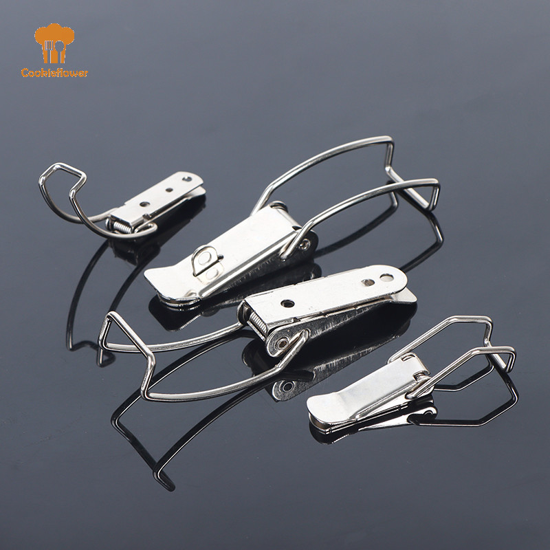 Ckfr Hasp Latch Lock กล่องโลหะล็อคยาวสลับจับหัวเข็มขัดโหลดบานพับฮาร์ดแวร์เฟอร์นิเจอร์อุปกรณ์เสริมใหม่