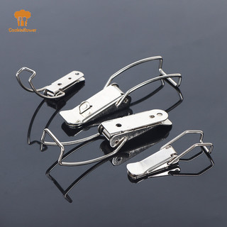 Ckfr Hasp Latch Lock กล่องโลหะล็อคยาวสลับจับหัวเข็มขัดโหลดบานพับฮาร์ดแวร์เฟอร์นิเจอร์อุปกรณ์เสริมใหม่