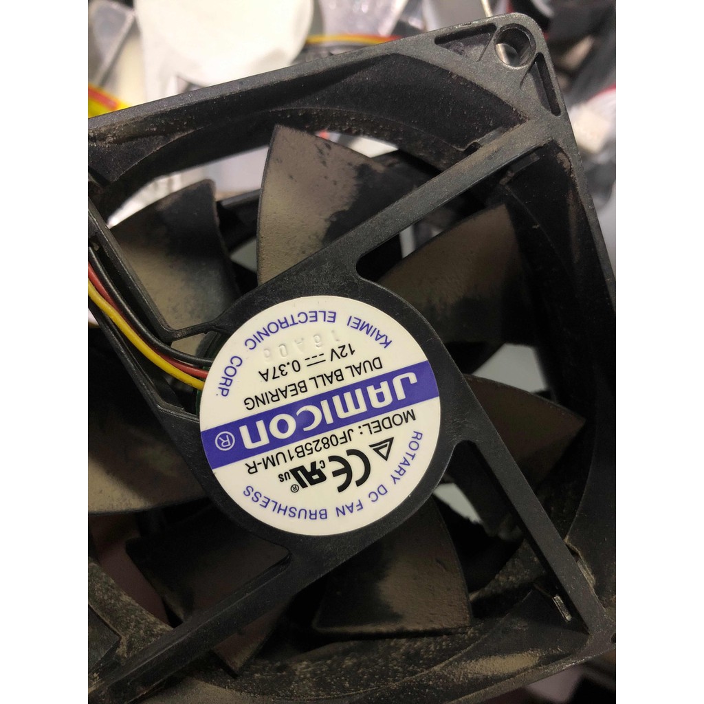 ยี่ห้อใหม่ 8 ซม. 12V 0.37A JF0825B1UM-R UPS C2KR 2KVA พัดลม HZDO