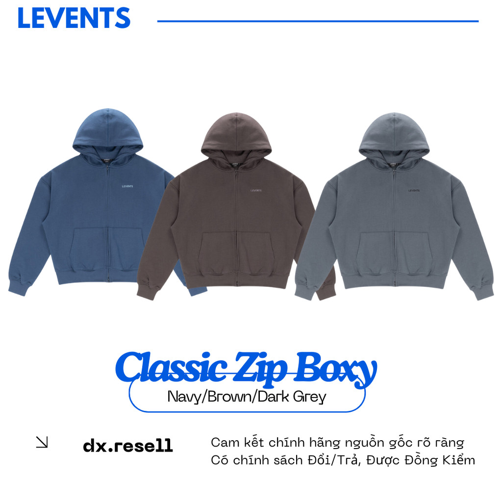 Levents Classic Boxy Zipper Hoodie 2.0 Extra Color