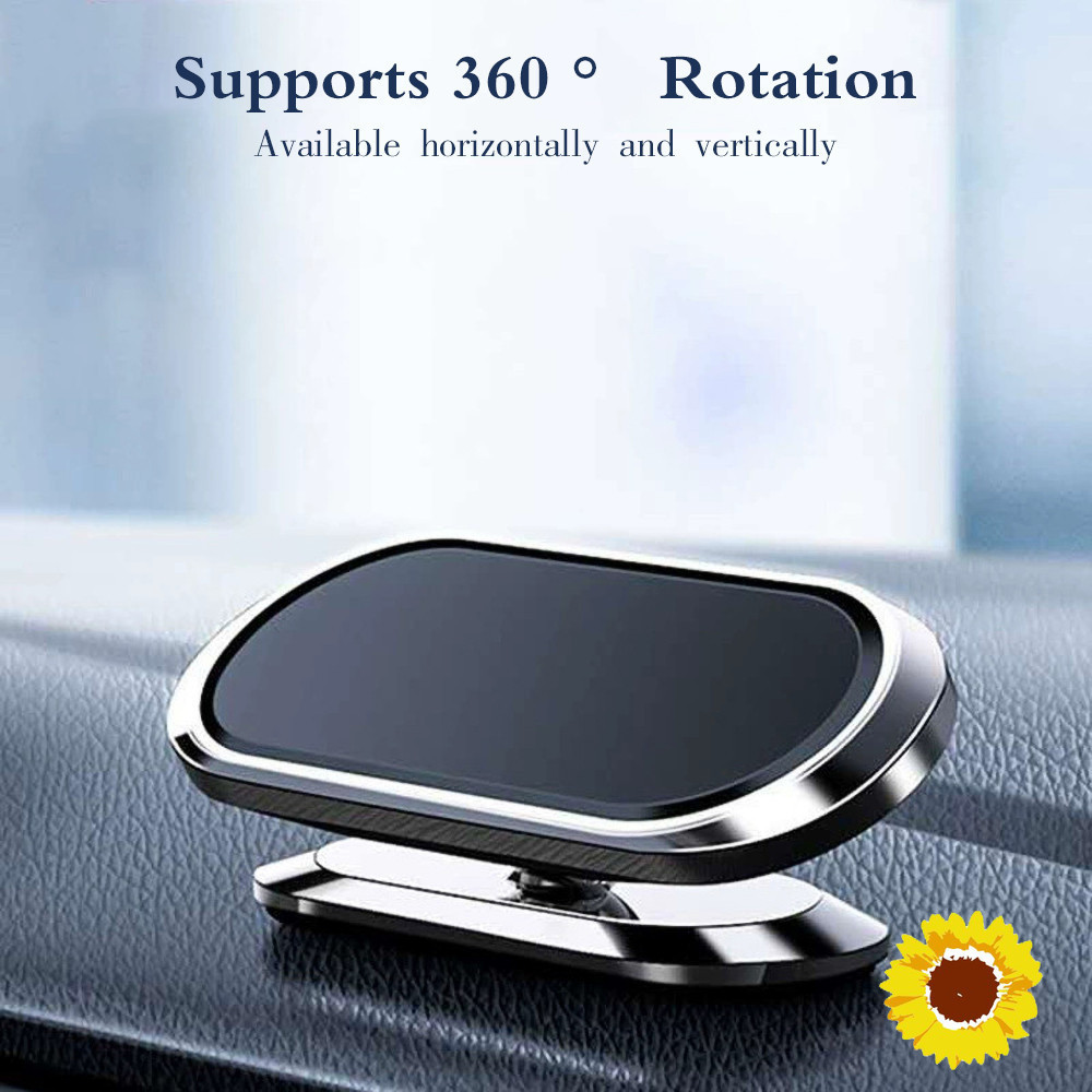 ที่วางโทรศัพท์แม่เหล็ก 360 ปรับรถยืนOrganizer 2 ใน 1 ตารางผนังกระจกแดชบอร์ดรถ 2 ใน 1 ผู้ถือโทรศัพท์แม่เหล็ก