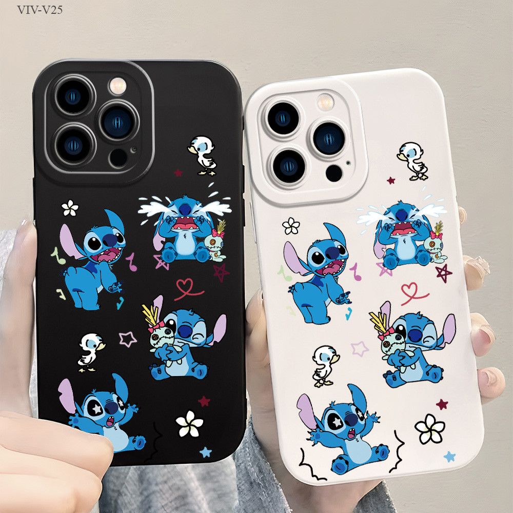 VIVO V25 V25E V23 V23E V20 T1X Pro 5G เคสวีโว่ สำหรับ Stitch เคส เคสโทรศัพท์