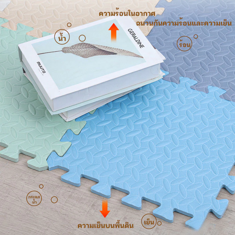 แผ่นรองคลาน EVA เสื่อโฟมจิ๊กซอว์ เสื่อโยคะฟิตเนส หนา 1.2 ซม thumbnail 5