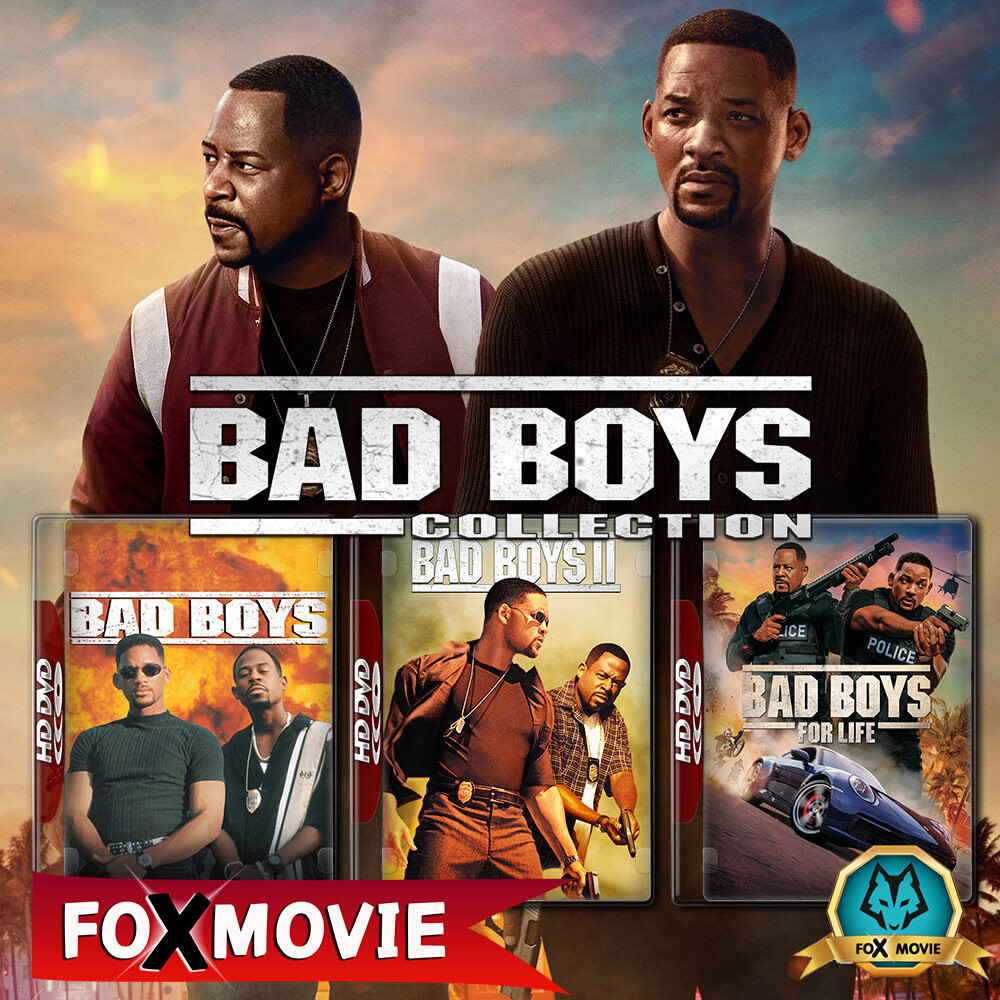 Bad Boys แบดบอยส์ คู่หูขวางนรก ภาค 1-3 DVD หนังมาสเตอร์ พากย์ไทย