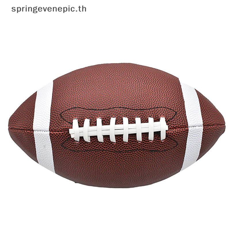 Springevenepic อเมริกันฟุตบอลฟุตบอลรักบี้สมาคมฟุตบอล Footy Ball ขนาดมาตรฐาน 8.5 นิ้วกีฬาฟุตบอลสําหรับผู้ชายผู้หญิงเด็กใหม่