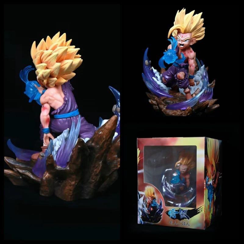 Dragon Ball Super Saiyan Q Version Son Gohan Outbreak Gohan ฉากรูปปั้น Boxed Figure Model