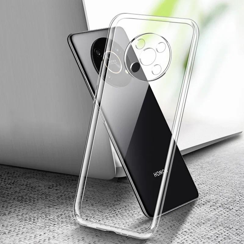 เคสใสสําหรับ Honor X9 X9A X9b X8 X8A X7 X7A X6 X6S X5 5G ซิลิโคนอ่อนนุ่ม Clear Ultra Thin Original กันกระแทก
