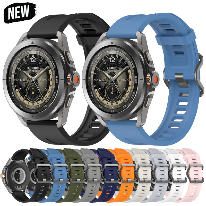สายรัดซิลิโคนสำหรับ Suunto Race s/ocean/VERTICAL 5 9 Peak Pro 22mm Smart WRIST Bracelet Watch band B