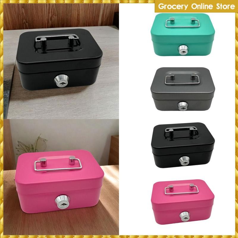 [Wishshopelxl] กล่องเงิน พร้อมตัวล็อค ล็อกได้