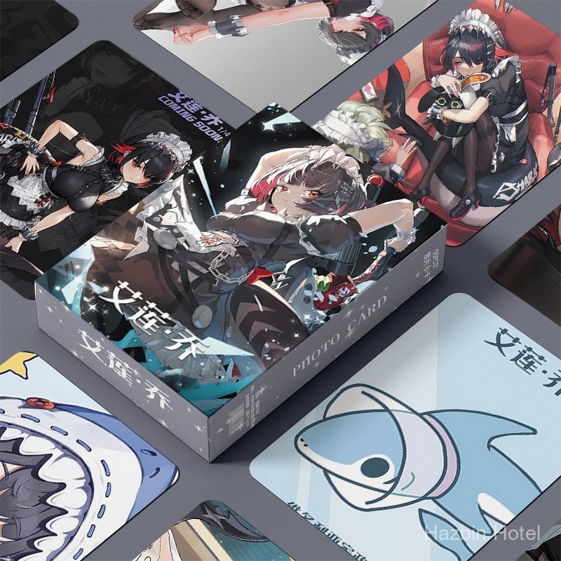 [ในสต็อก] อะนิเมะ55ชิ้น ellen Joe zenless Zone ZERO Laser LOMO Card ellen Joe สภาพแวดล้อมของการ์ดขนา