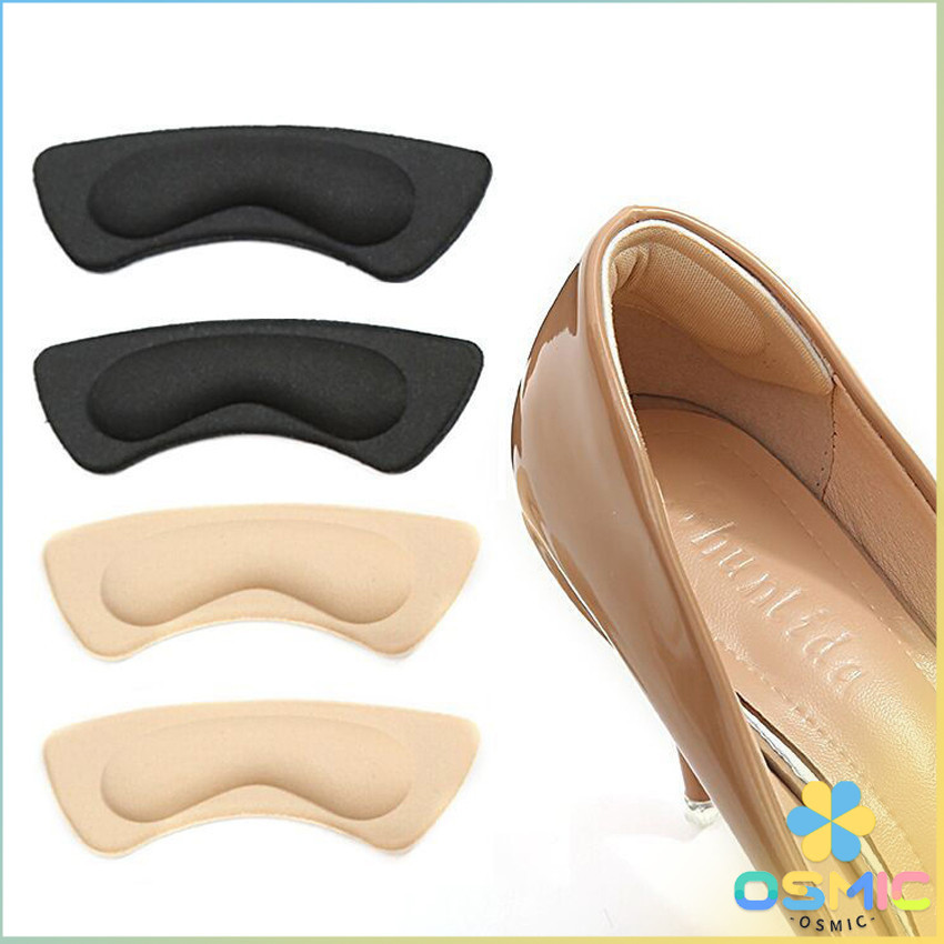 MIC แผ่นกันกัด  แผ่นกันรองเท้ากัด เนื้อนิ่ม ช่วยแก้รองเท้าหลวม 1 แพค ต่อ คู่  Sponge heel pad
