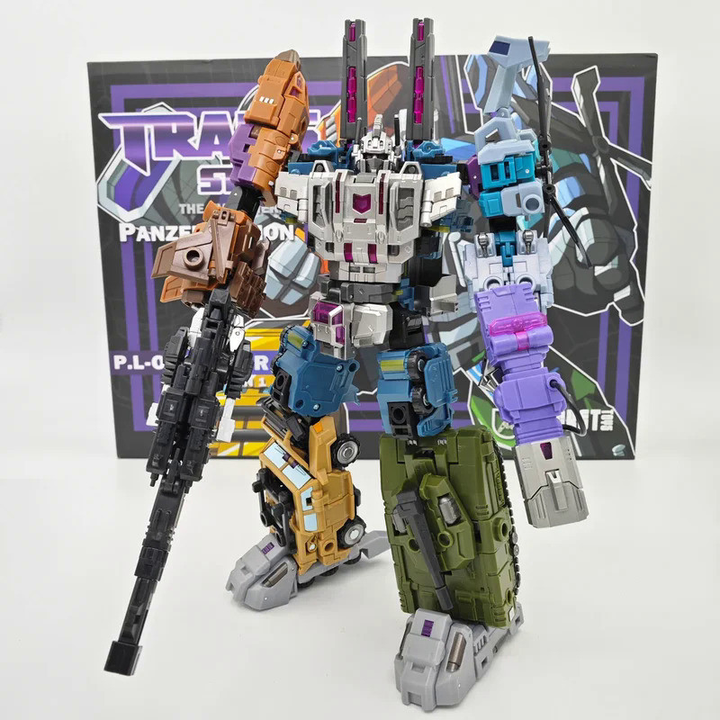 PocketToys Transformation Bruticus 5 in 1 PT05 PT-05 Combo G1 Battle Titan 27cm Action Figure Toy Co