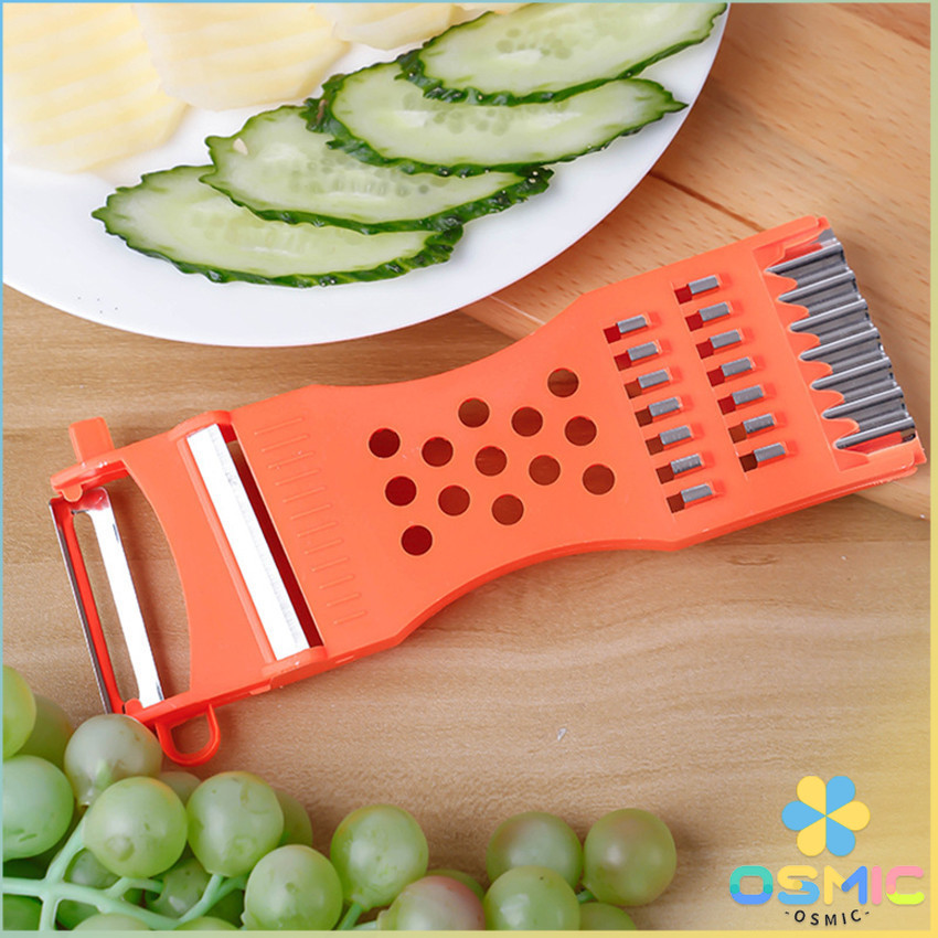 MIC ที่ขูดมะละกอ แบบหนา มีดปอกผลไม้ 5in1 พร้อมส่ง veggie chopper