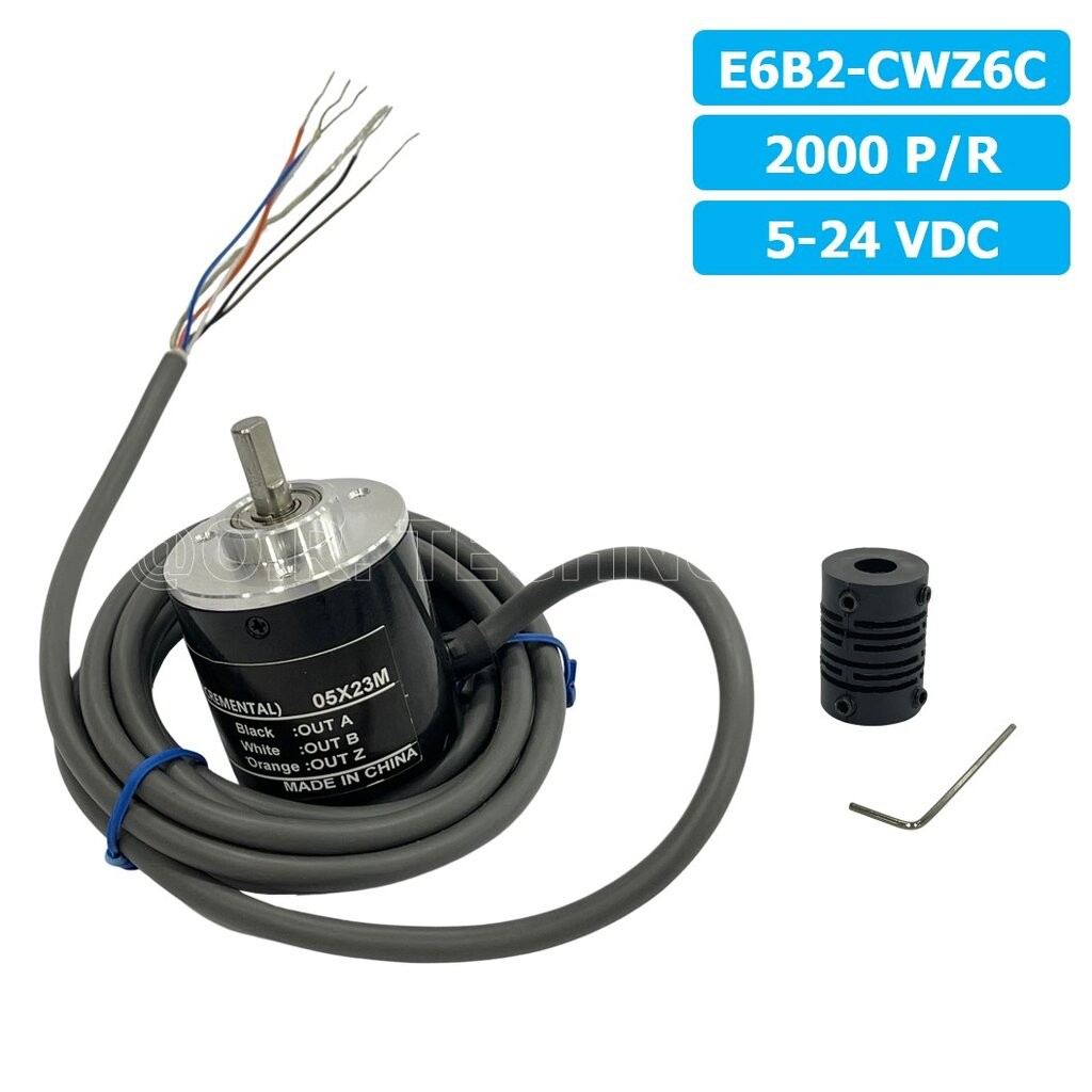 E6B2-CWZ6C 5-24VDC 100/360/600/1000/1024/2000P/R (Pulses/Revolution) โรตารี่เอ็นโค้ดเดอร์ ROTARY ENCODER INCREMENTAL ...