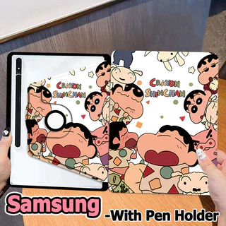 เคสฝาพับ ซัมซุง Tab case For Samsung Galaxy Tab S7 S8 S9 S6 lite S10+ S7FE S9FE S9FE+ A8 A9 A9+ Galaxy Tab S8+ S9+ S7+ A7 lite เคสหมุนได้360 Case Samsung Doraemon เคส Galaxy