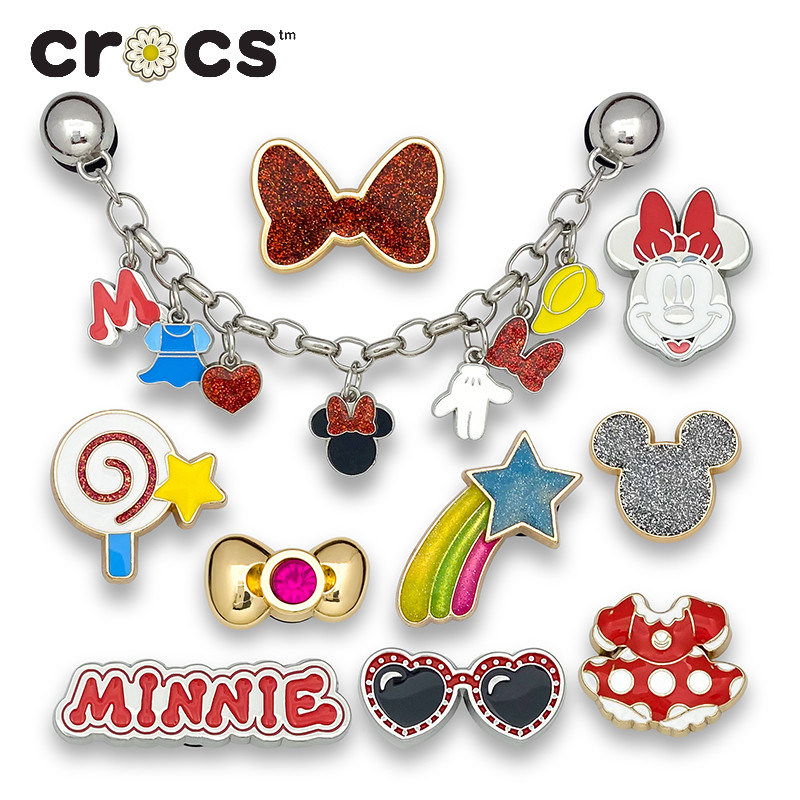 jibbitz crocs metal Minnie series crocs jibbitz jibbitz crocs เกาหลี jibbitz crocs ของแทั