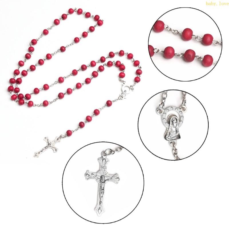 Dasbsug ยาว Crossed สร้อยคอจี้สําหรับผู้ชายผู้หญิง Unisex ศาสนาสร้อยคอ