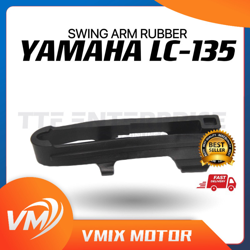 YAMAHA LC135 V1 SWING ARM RUBBER LC-135 V1 LC 135 V1 ARM CHAIN GUIDE GETAH ARM