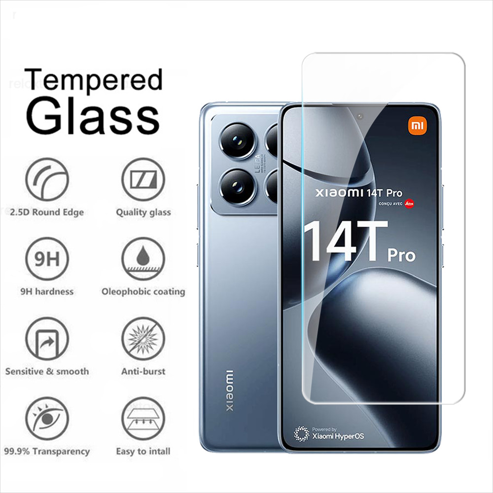 สําหรับxiaomi 14T Proป้องกันหน้าจอฟิล์มสําหรับXiaomi 14T 14 T Pro 14TPro Xiaomi 13T Pro Mi14T Xiaomi14T 5GใสดูกระจกนิรภัยHDฟิล์มแก้วป้องกันXiaomi14TPro