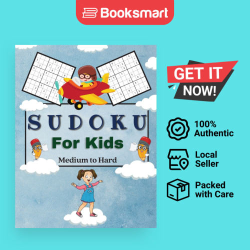 Sudoku For Kids Medium To Hard - หนังสือปกอ่อน - อังกฤษ - 9781803891866